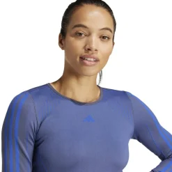 Knit Long Sleeve Gym Top Womens