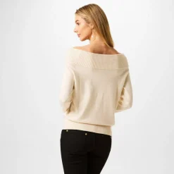 Knitted Bardot Jumper