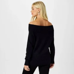 Knitted Bardot Jumper