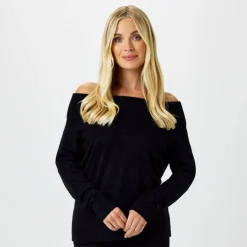 Knitted Bardot Jumper