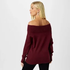 Knitted Bardot Jumper