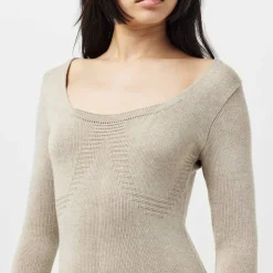Knitted Long Sleeve Jumpsuit Womens