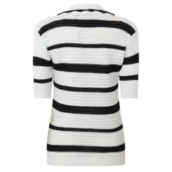 Knitted Polo Short Sleeve Top