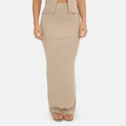 Knitted Top and Maxi Skirt Set