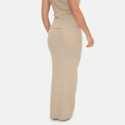 Knitted Top and Maxi Skirt Set