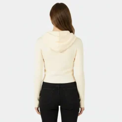 Knitted Zip Hoodie Women