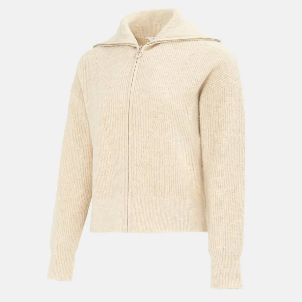 Knit Zip up Cardigan Women