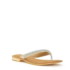 Labyrinth Beaded Toe Post Sandals