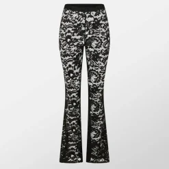 Lace Flared Trousers Womens