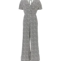 Ladies Mono Wide Leg Printed Jumpsuit