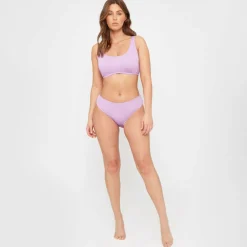 Ladies Textured Square Neck Bikini Top