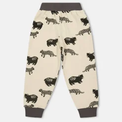 Leopard Closed Hem Fleece Joggers