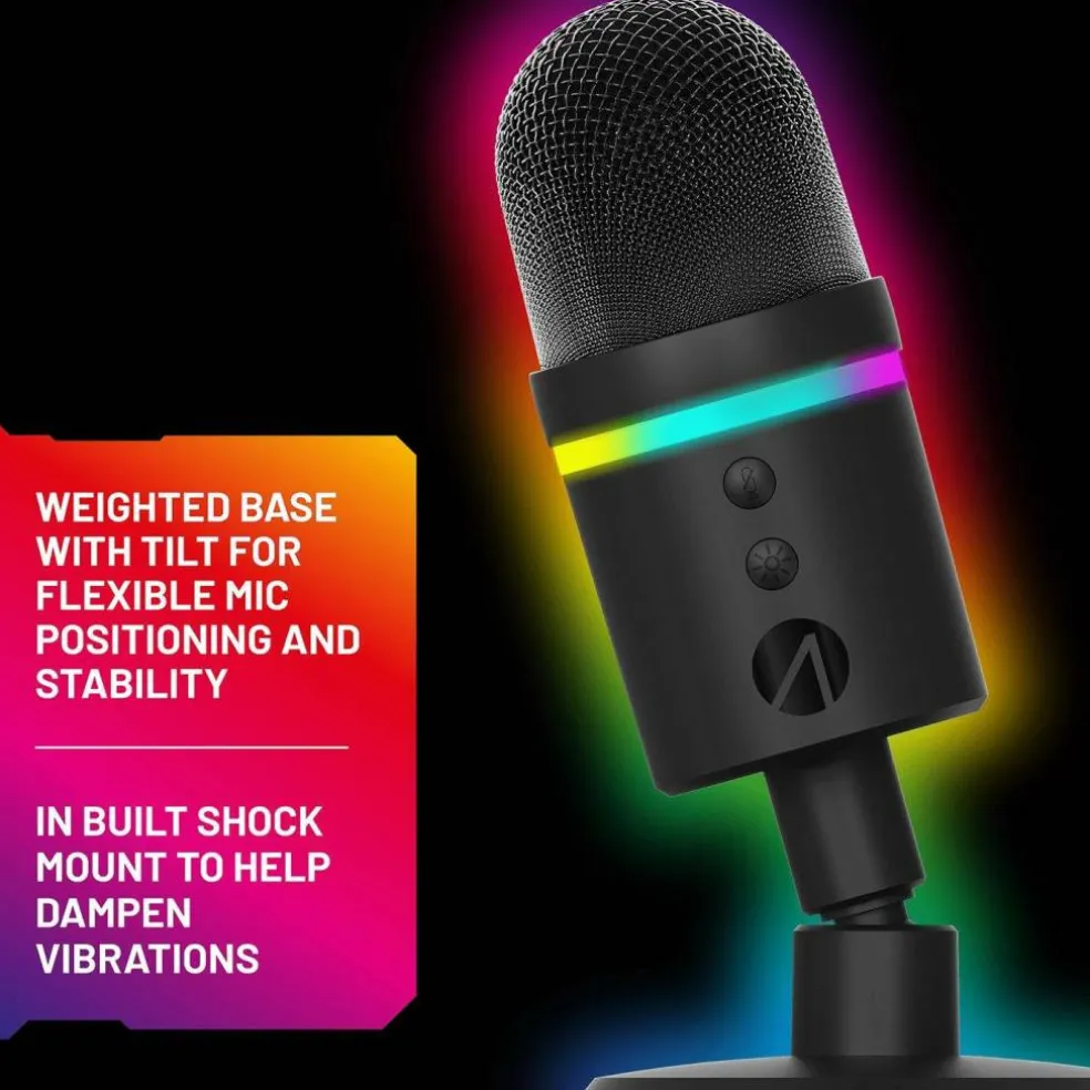 Light Up USB Streaming Microphone
