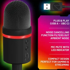 Light Up USB Streaming Microphone