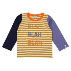 Lilly & Sid Multicoloured Blah Blah Blah Slogan Print Top