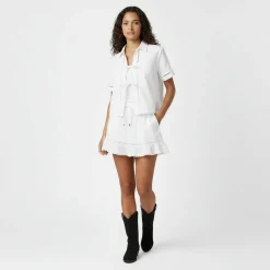 Linen Broderie Shirt