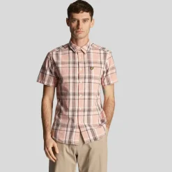 Linen Check Short Sleeve Shirt