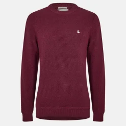 Linus seed stitch Crew Neck Jumper Men