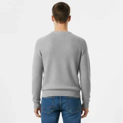 Linus seed stitch Crew Neck Jumper Men