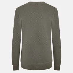 Linus seed stitch Crew Neck Jumper Men