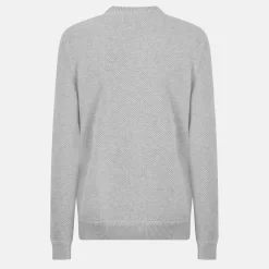 Linus seed stitch Crew Neck Jumper Men