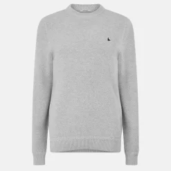 Linus seed stitch Crew Neck Jumper Men
