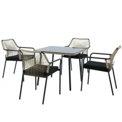 Lisbon 5 Piece Dining Set