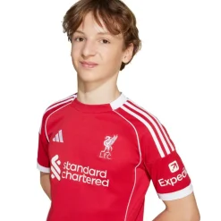 Liverpool Home Shirt 2025 2026 Juniors