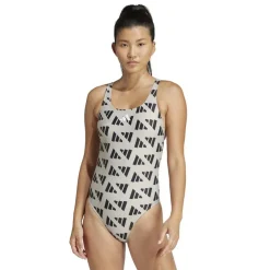 Logo Graphic V-Back Swimsuit