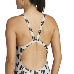 Logo Graphic V-Back Swimsuit