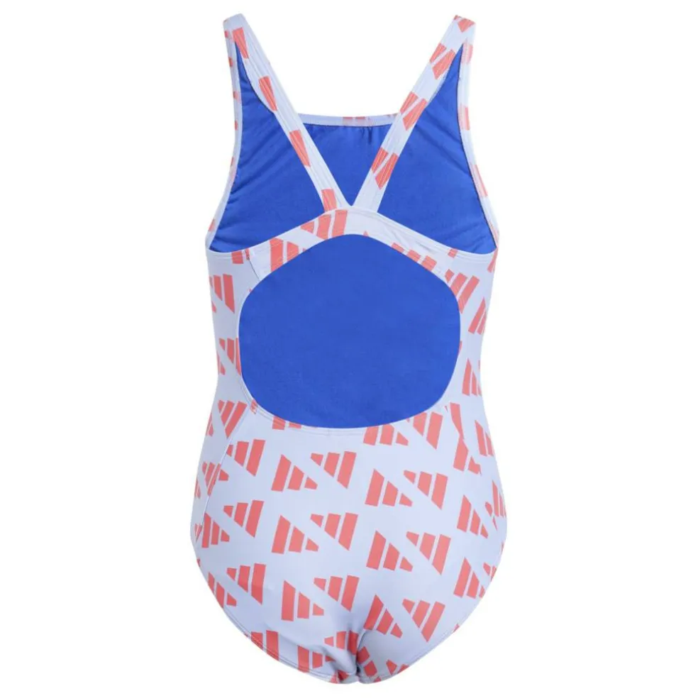 Logo Graphic V-Back Swimsuit Juniors