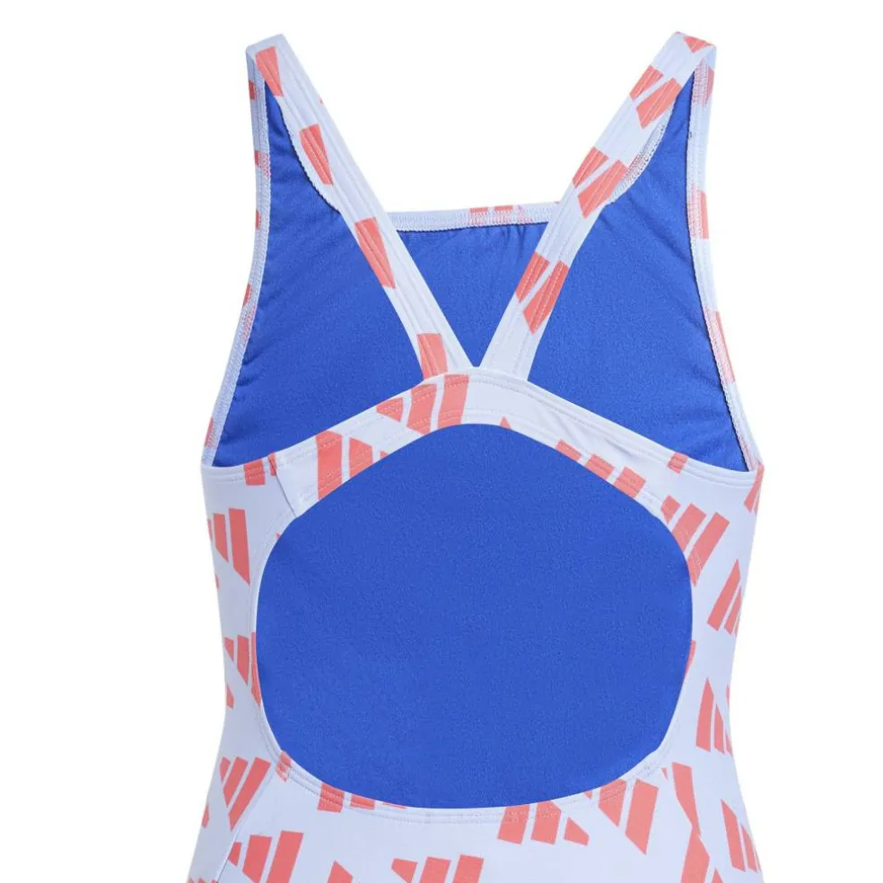 Logo Graphic V-Back Swimsuit Juniors