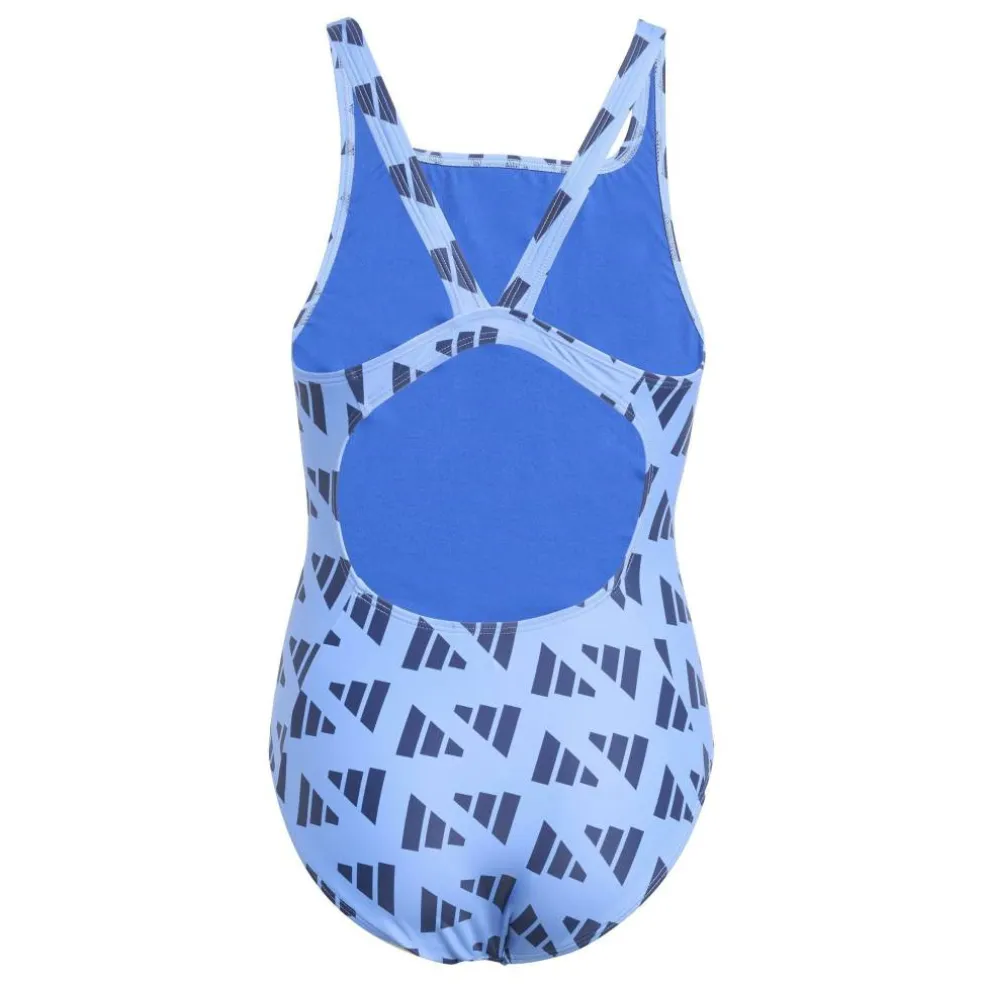 Logo Graphic V-Back Swimsuit Juniors