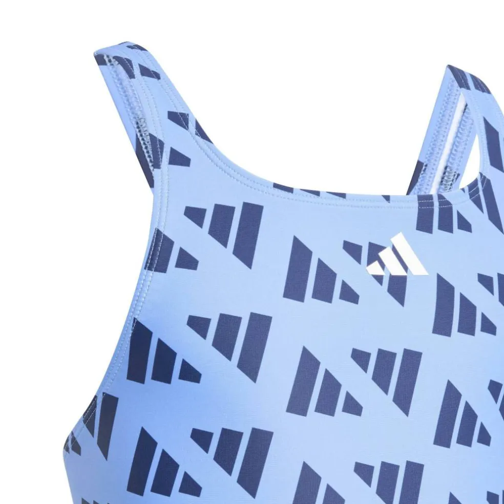 Logo Graphic V-Back Swimsuit Juniors