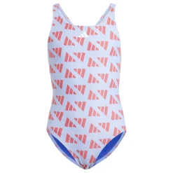 Logo Graphic V-Back Swimsuit Juniors