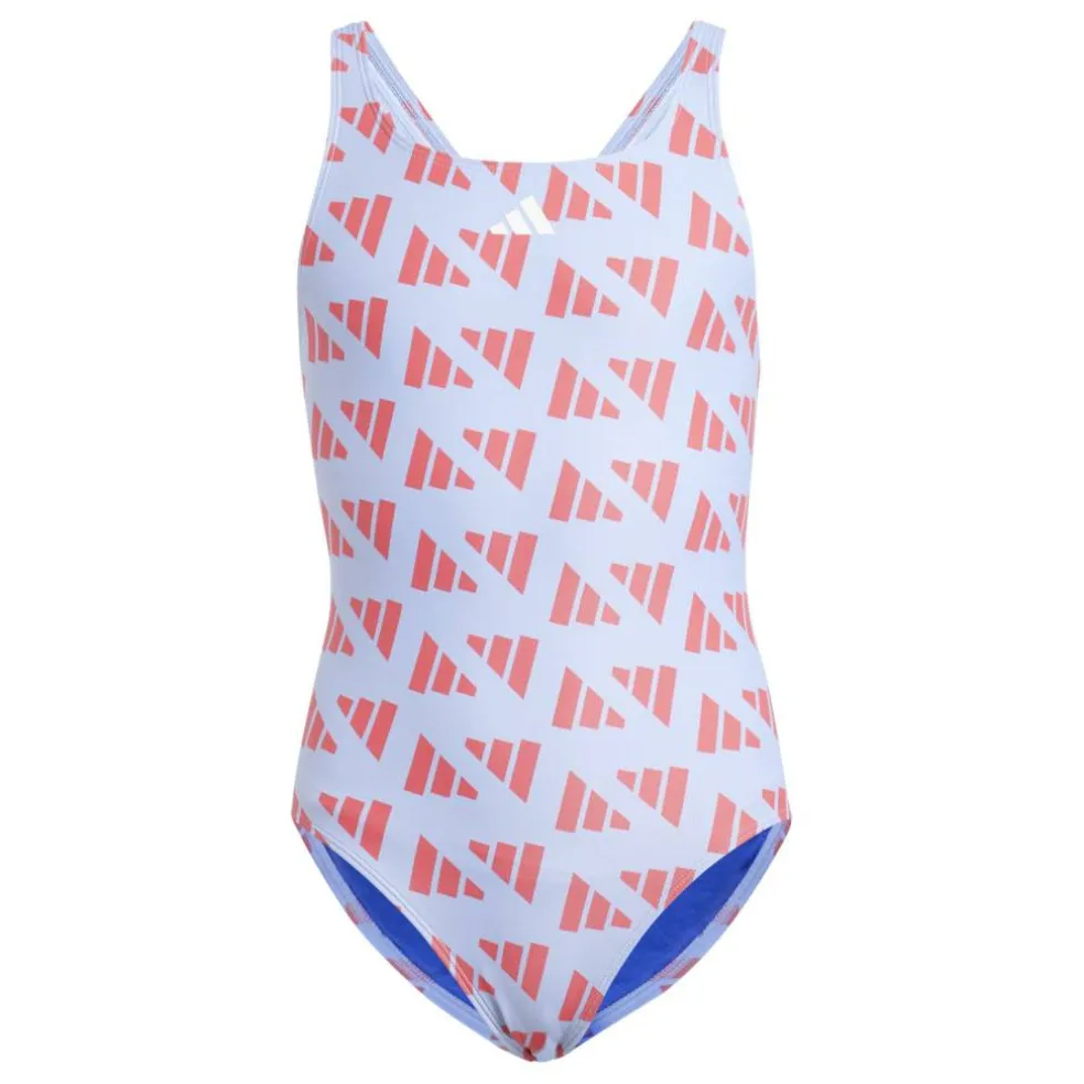 Logo Graphic V-Back Swimsuit Juniors