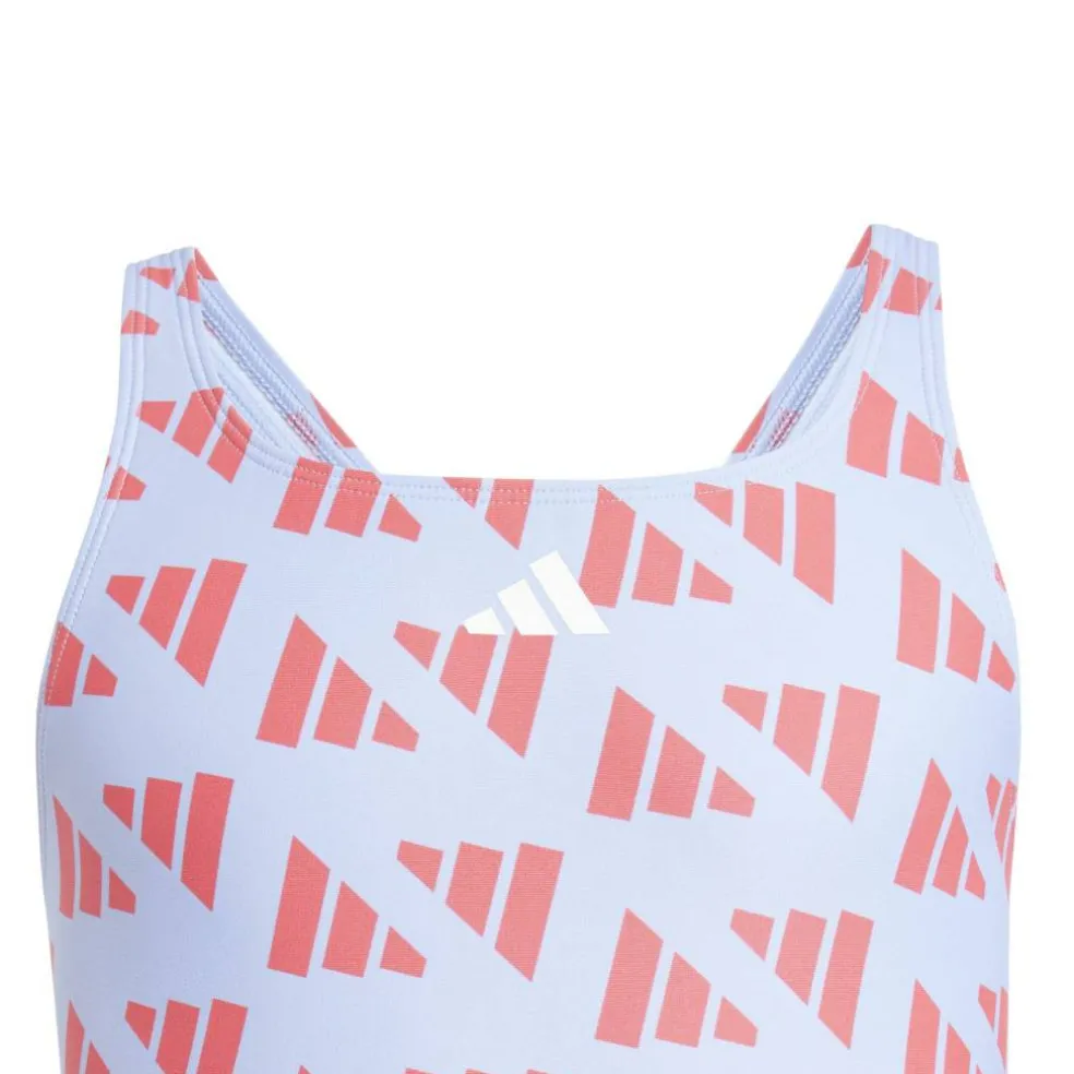Logo Graphic V-Back Swimsuit Juniors