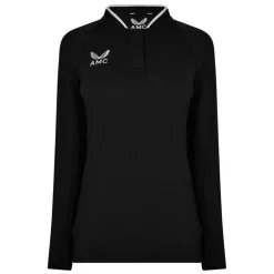 Long Sleeve Polo Top Womens