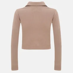Long Sleeve Collared Top