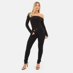 Long Sleeve Off The Shoulder Top