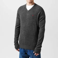 Long sleeve V Neck Jumper