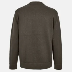 Long Sleeve Zip Knit Polo