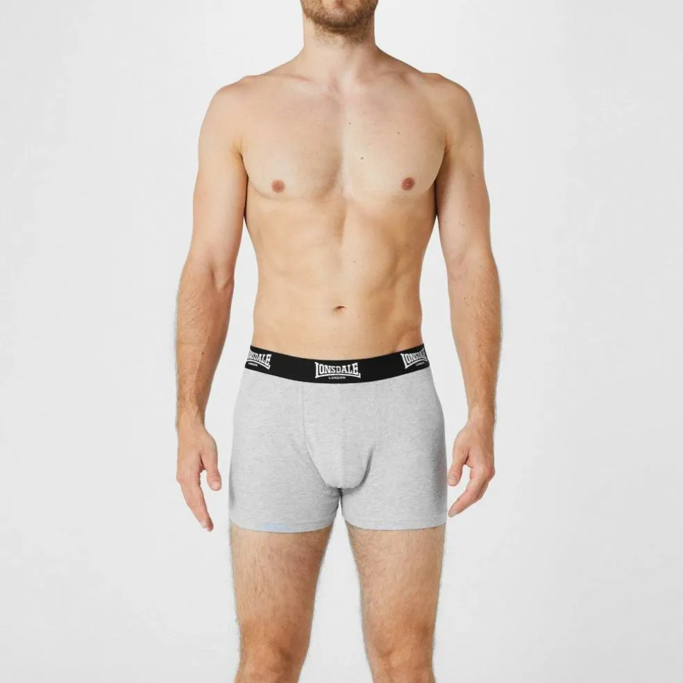 Lonsdale Trunk Shorts 2 Pack Mens