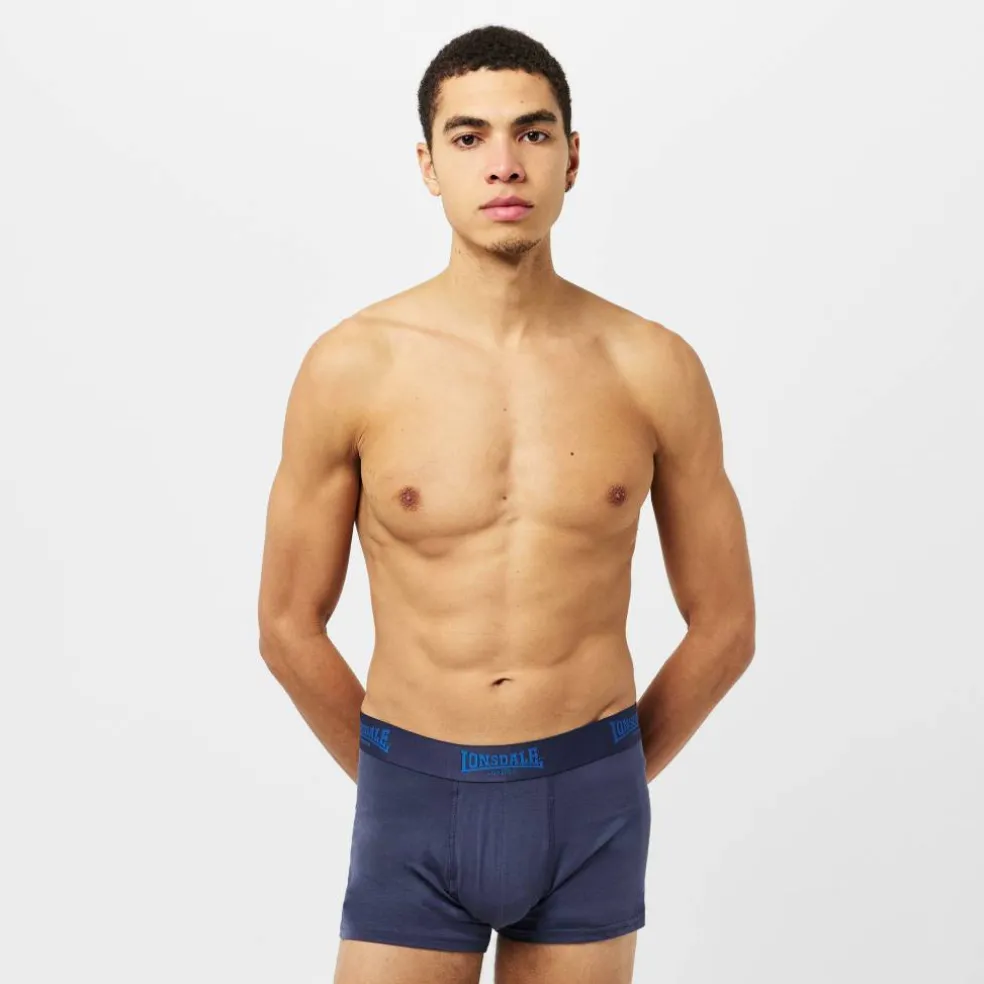 Lonsdale Trunk Shorts 2 Pack Mens