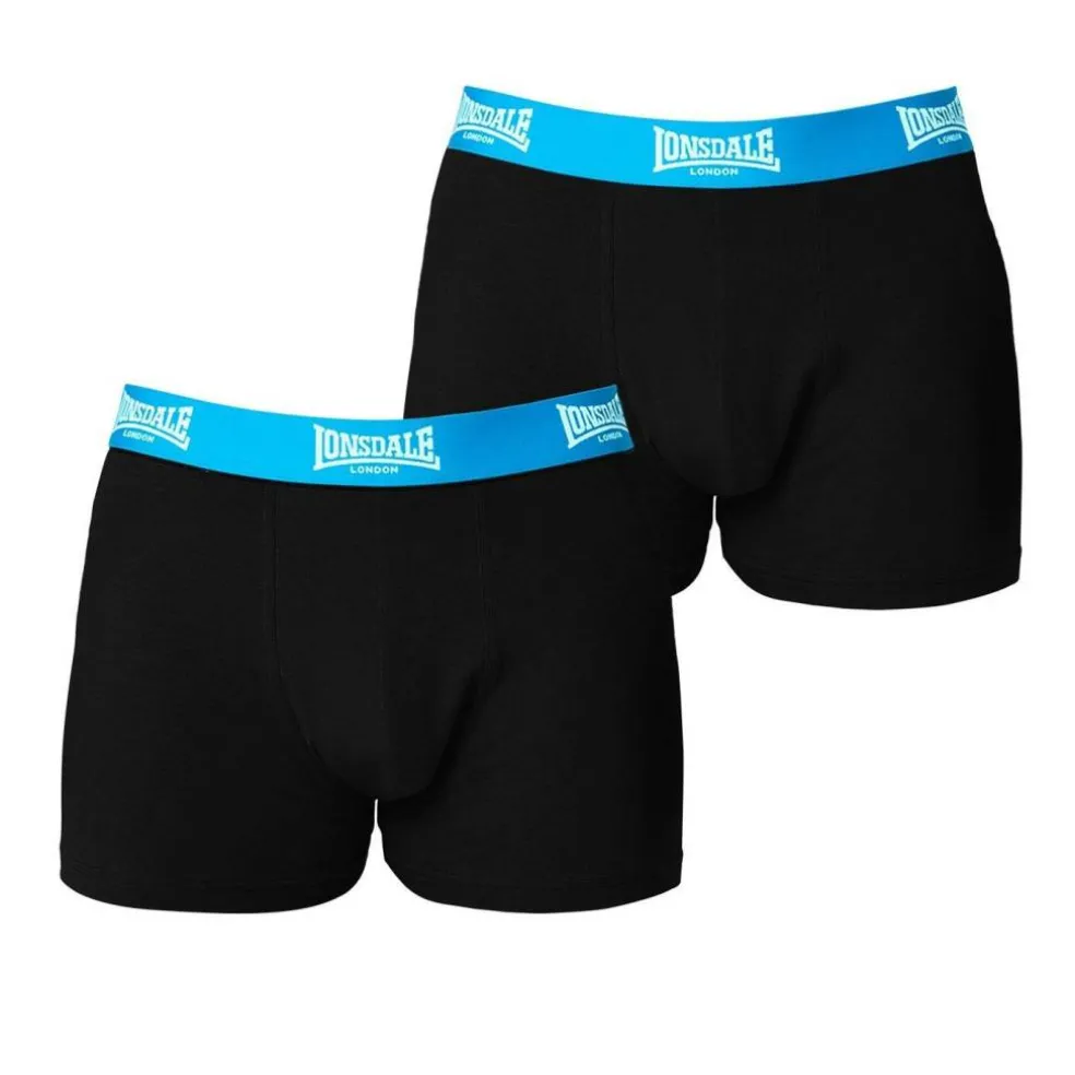 Lonsdale Trunk Shorts 2 Pack Mens