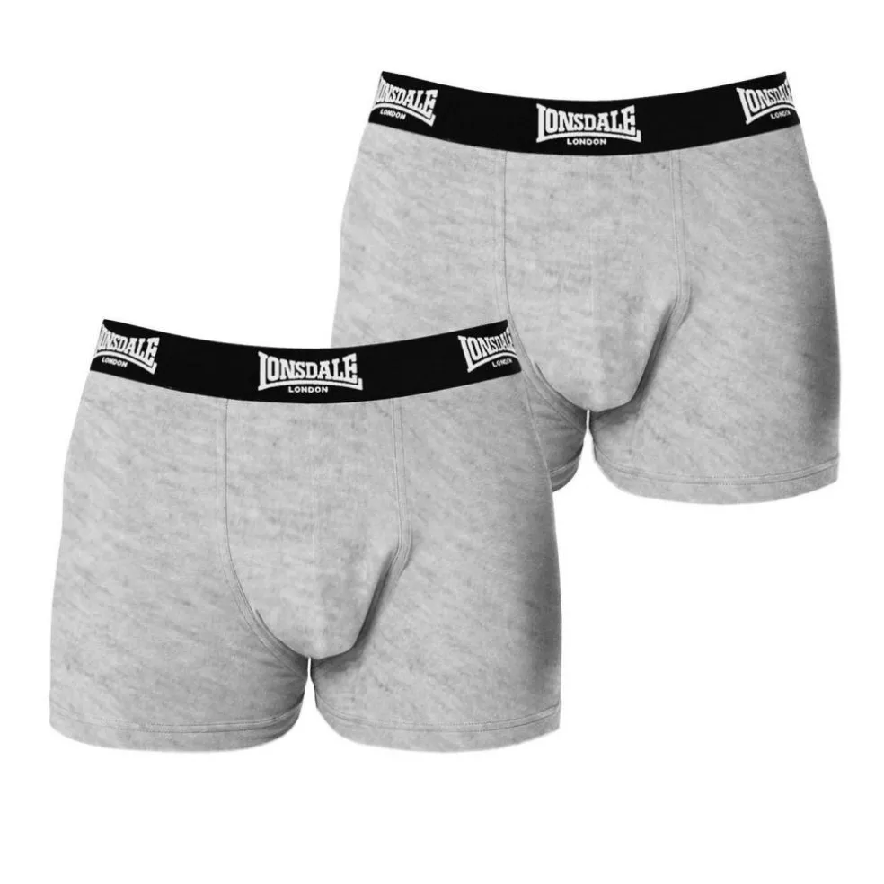 Lonsdale Trunk Shorts 2 Pack Mens