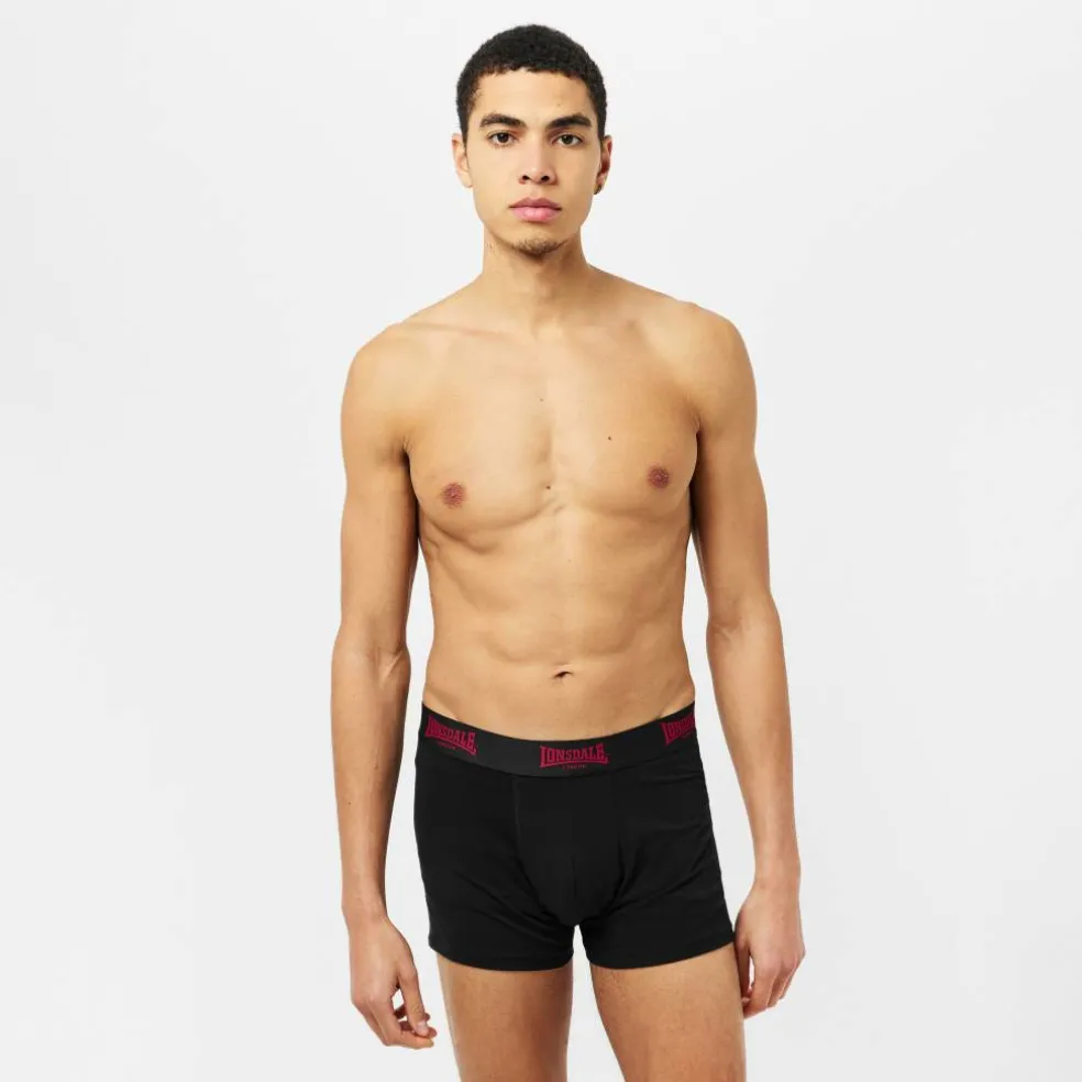 Lonsdale Trunk Shorts 2 Pack Mens