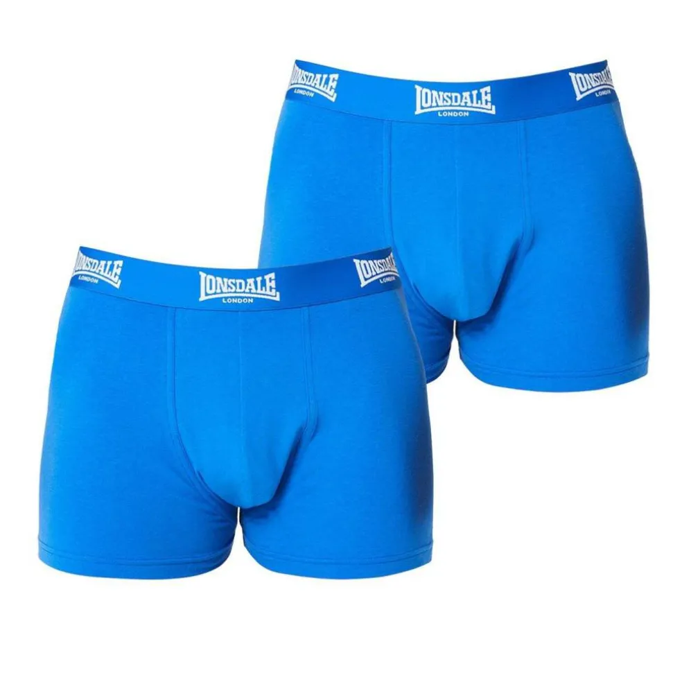 Lonsdale Trunk Shorts 2 Pack Mens