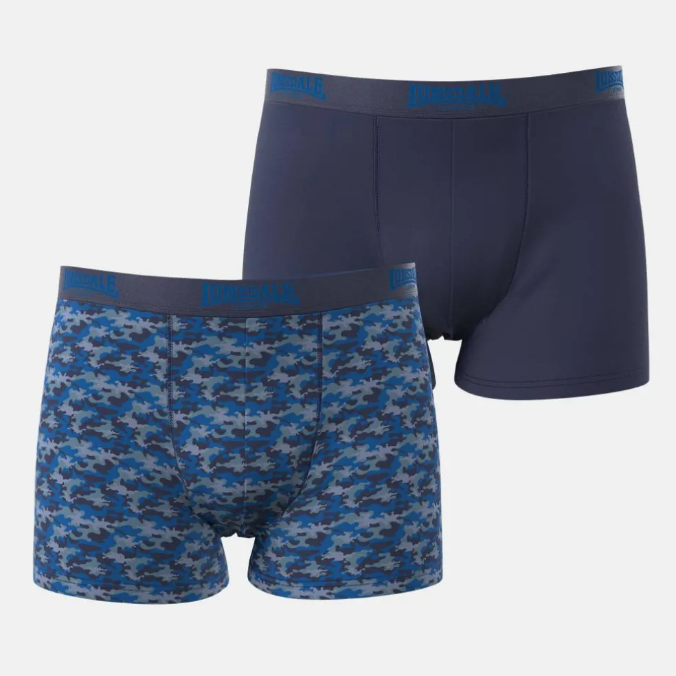 Lonsdale Trunk Shorts 2 Pack Mens