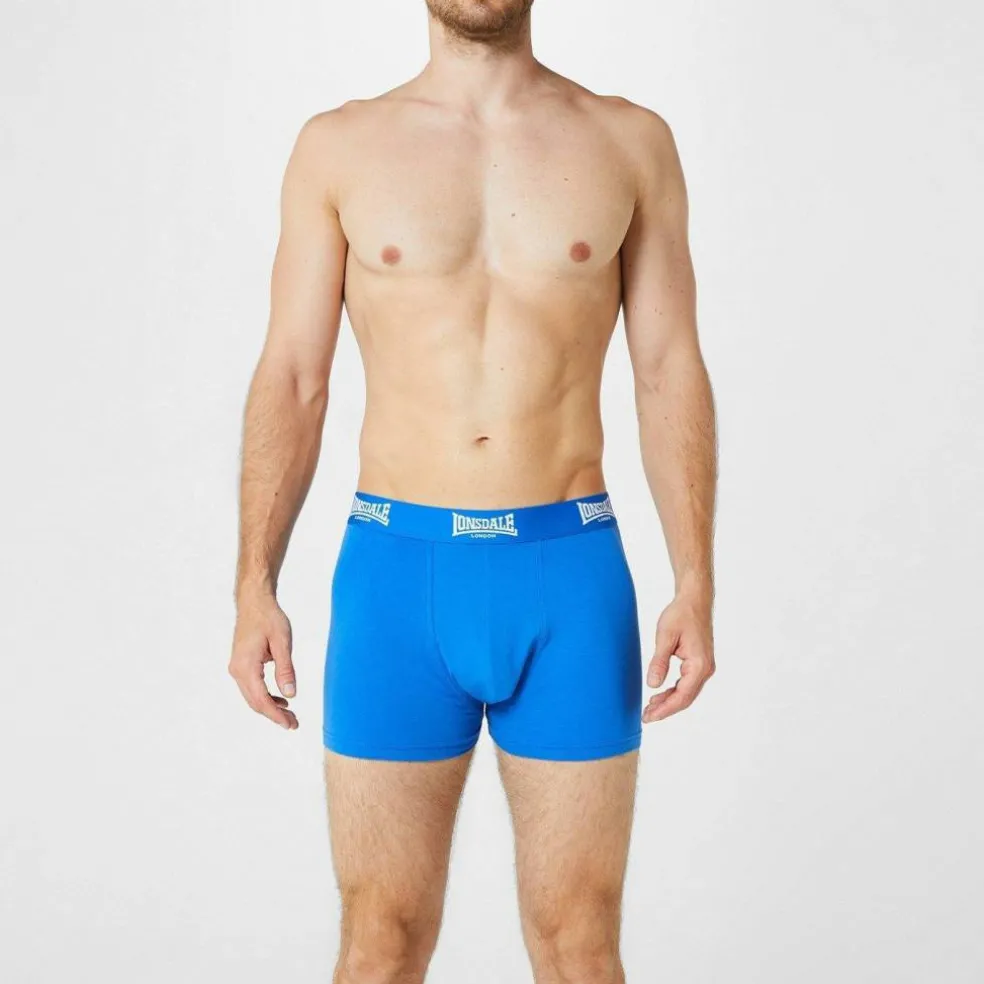 Lonsdale Trunk Shorts 2 Pack Mens